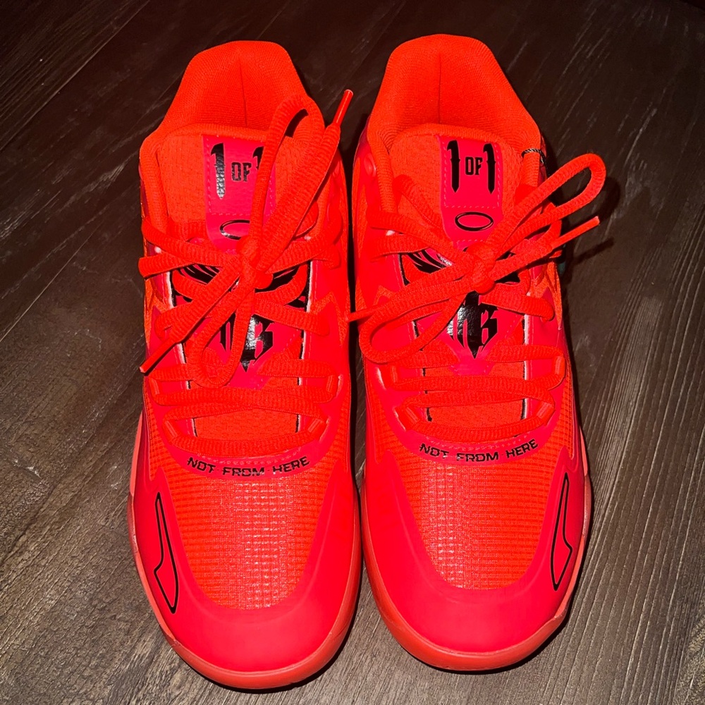 Puma-Lamelo Ball, Red Blast-Fiery-red, 01 M.E.L.O., Size 9.5,